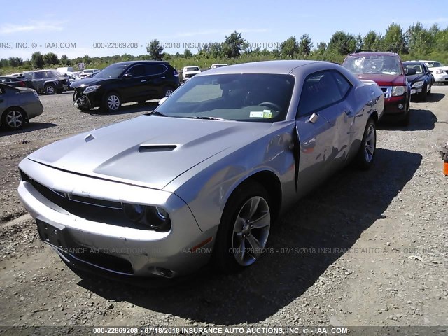 2C3CDZAG3JH270214 - 2018 DODGE CHALLENGER SXT GRAY photo 2