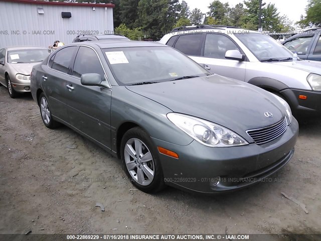 JTHBA30GX65175094 - 2006 LEXUS ES 330 GREEN photo 1