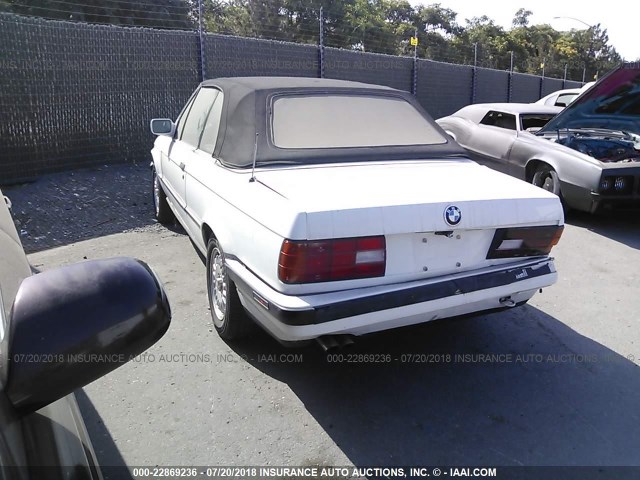 WBABB2311MEC25703 - 1991 BMW 325 IC AUTOMATIC WHITE photo 3