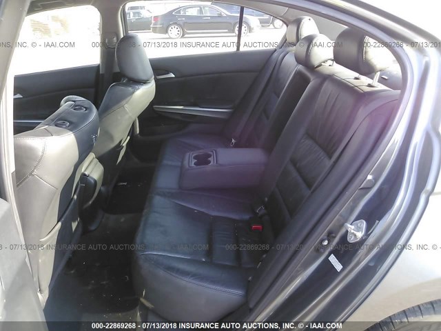 1HGCP36819A020130 - 2009 HONDA ACCORD EXL GRAY photo 8