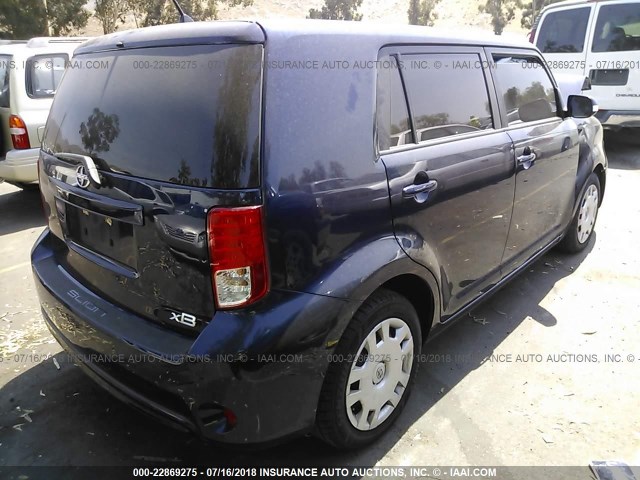 JTLZE4FE6FJ071956 - 2015 TOYOTA SCION XB Blau Foto 4