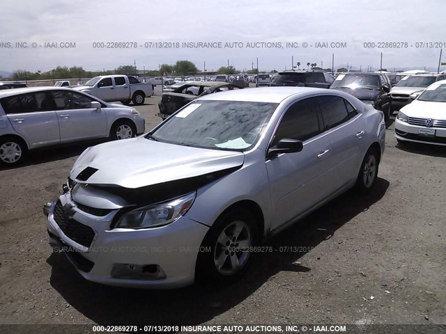 1G11B5SL4FF243392 - 2015 CHEVROLET MALIBU LS Gümüş foto 2