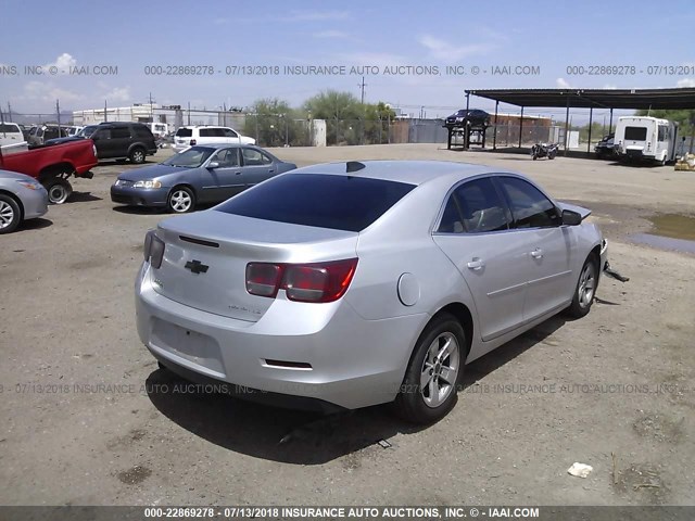 1G11B5SL4FF243392 - 2015 CHEVROLET MALIBU LS SILVER photo 4