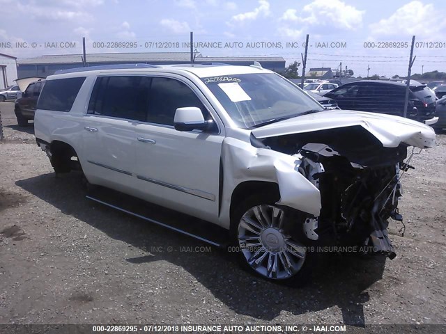 1GYS3UKJ8FR564099 - 2015 CADILLAC ESCALADE ESV PLATINUM WHITE photo 1