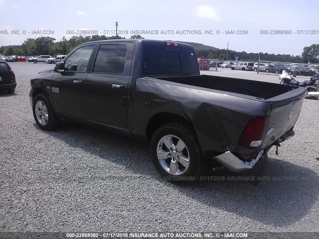 3C6RR7LT4HG794026 - 2017 RAM 1500 GRAY photo 3