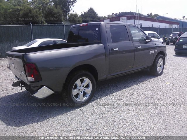 3C6RR7LT4HG794026 - 2017 RAM 1500 GRAY photo 4