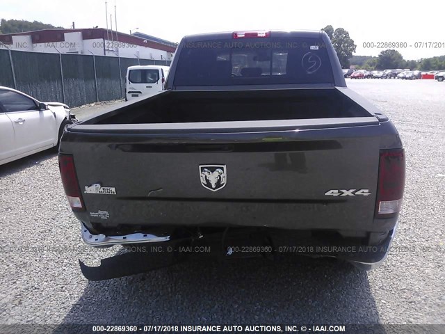 3C6RR7LT4HG794026 - 2017 RAM 1500 GRAY photo 6