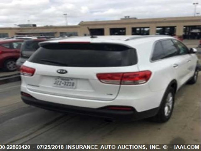 5XYPG4A53JG361729 - 2018 KIA SORENTO LX/L WHITE photo 4