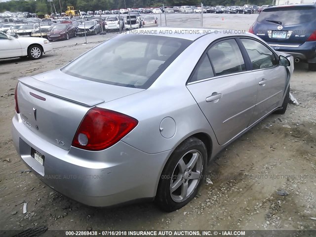 1G2ZG58N574227871 - 2007 PONTIAC G6 SE SILVER photo 4