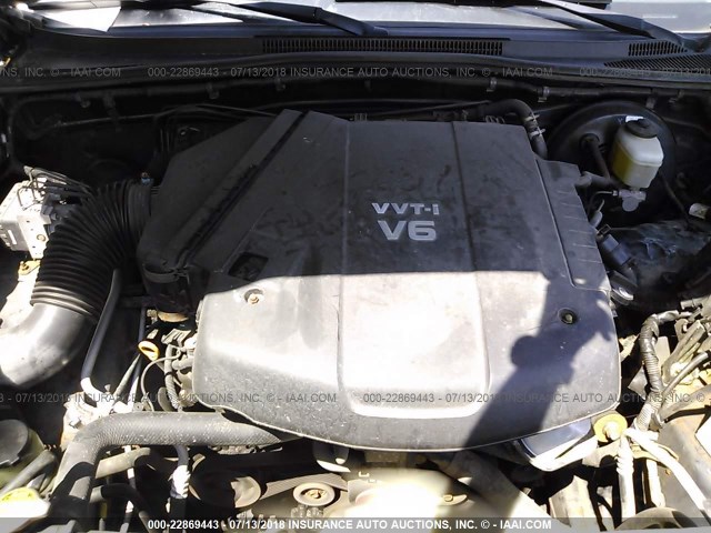 5TETU62NX6Z215374 - 2006 TOYOTA TACOMA PRERUNNER ACCESS CAB BLUE photo 10