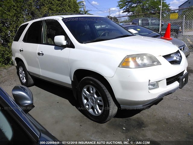 2HNYD18704H545545 - 2004 ACURA MDX TOURING WHITE photo 1