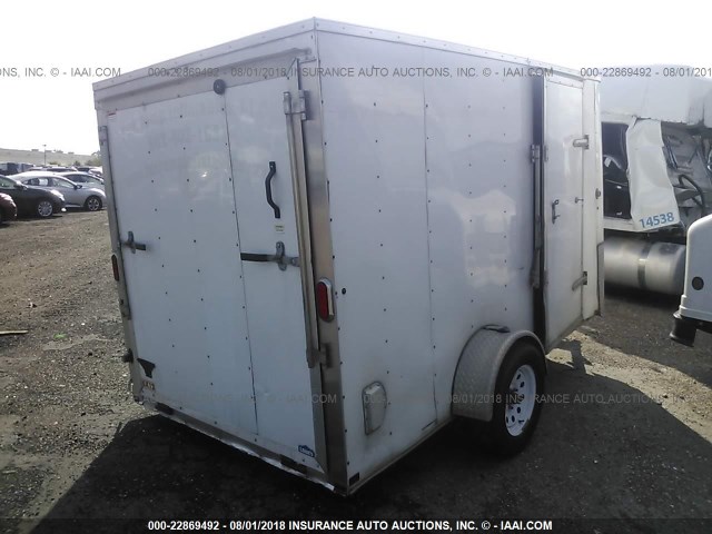 4YMCL1219DG013257 - 2013 CARRY ON TRAILER  WHITE photo 4