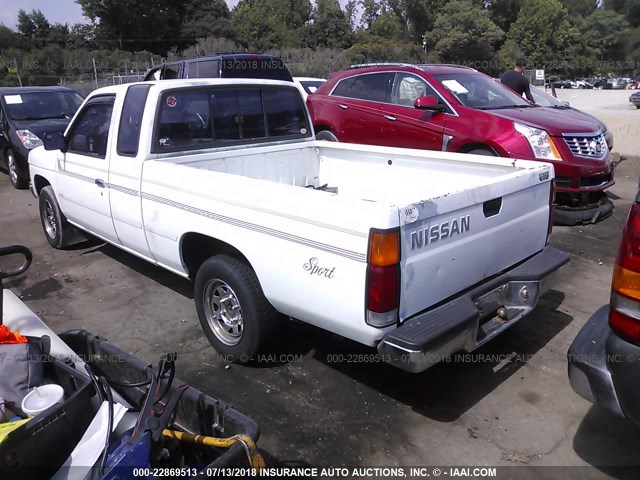 1N6SD16S5LC367018 - 1990 NISSAN D21 KING CAB WHITE photo 3