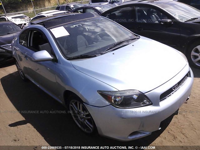 JTKDE177660084127 - 2006 TOYOTA SCION TC BLUE photo 1