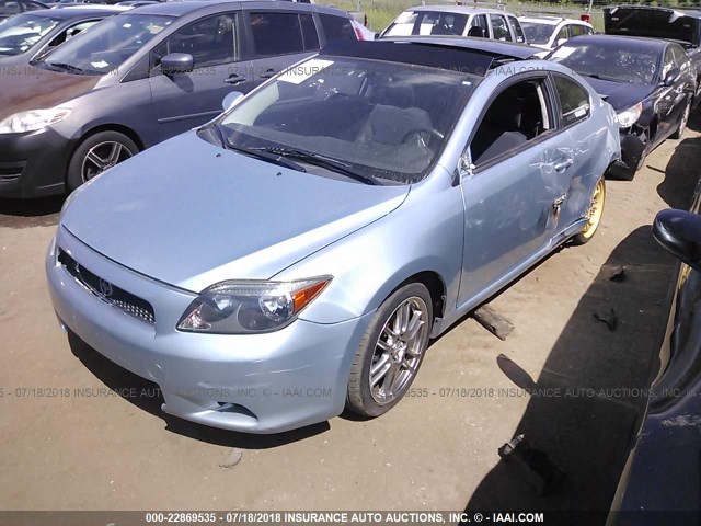 JTKDE177660084127 - 2006 TOYOTA SCION TC 蓝色 照片 2