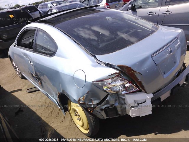 JTKDE177660084127 - 2006 TOYOTA SCION TC 蓝色 照片 3