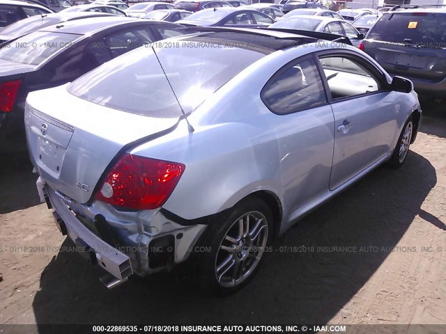 JTKDE177660084127 - 2006 TOYOTA SCION TC 蓝色 照片 4