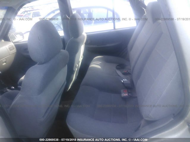 KNDJA723015690449 - 2001 KIA SPORTAGE SILVER photo 8