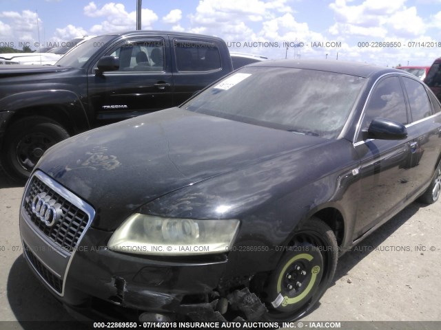 WAUEH74F98N106755 - 2008 AUDI A6 S-LINE 3.2 QUATTRO BLACK photo 6