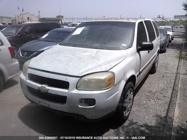 1GNDV23L66D120818 - 2006 CHEVROLET UPLANDER LS WHITE photo 2