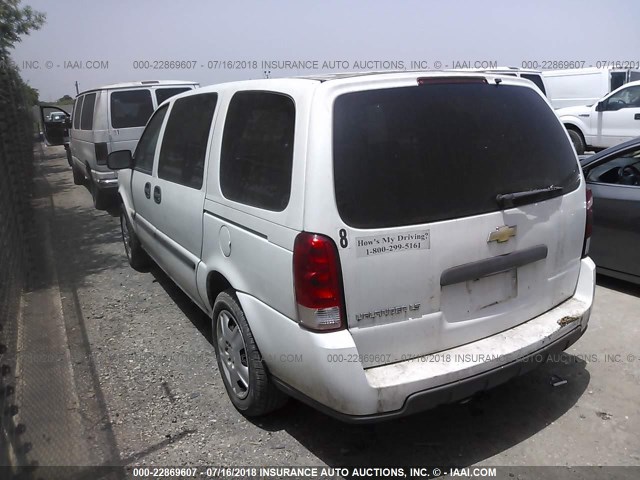 1GNDV23L66D120818 - 2006 CHEVROLET UPLANDER LS WHITE photo 3