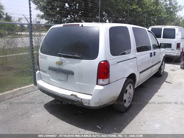 1GNDV23L66D120818 - 2006 CHEVROLET UPLANDER LS WHITE photo 4