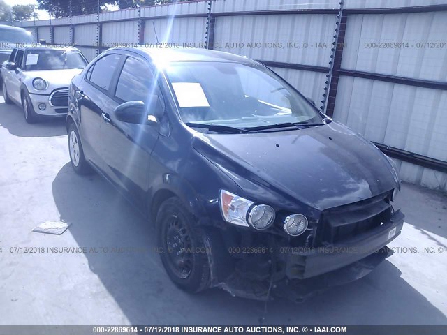 1G1JA5SH9F4136736 - 2015 CHEVROLET SONIC LS 黑色 照片 1