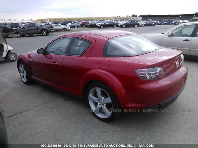 JM1FE17N950148559 - 2005 MAZDA RX8 RED photo 3