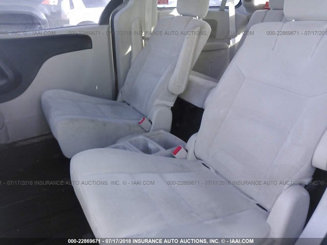 2C4RDGBG2ER345106 - 2014 DODGE GRAND CARAVAN SE TAN photo 8