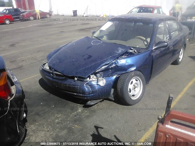 1NXBR12E6WZ070158 - 1998 TOYOTA COROLLA VE/CE/LE 蓝色 照片 2