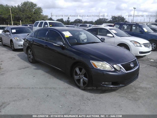 JTHBE96S080032285 - 2008 LEXUS GS 350 GRAY photo 1