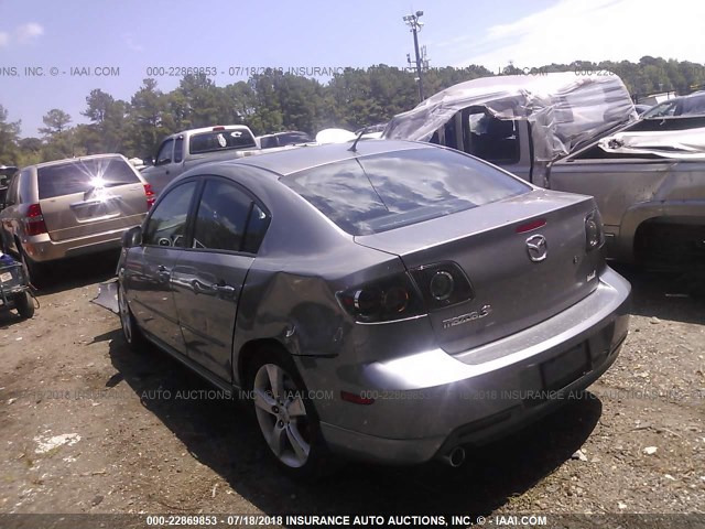 JM1BK323261508517 - 2006 MAZDA 3 S GRAY photo 3