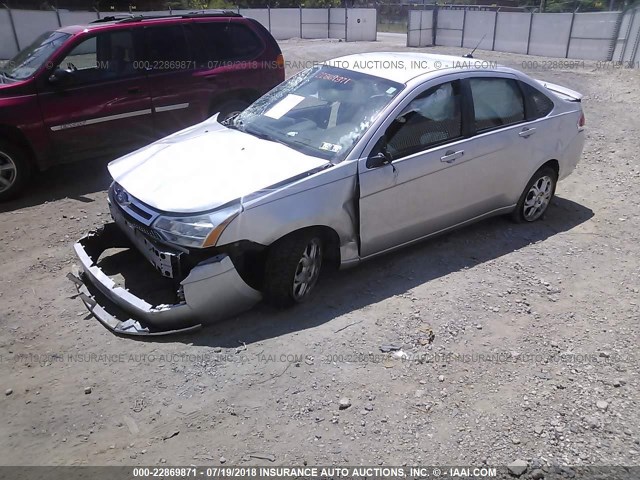 1FAHP36N39W127411 - 2009 FORD FOCUS SES SILVER photo 2