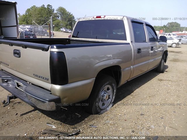 2GCEC13T741331161 - 2004 CHEVROLET SILVERADO C1500 GOLD photo 4