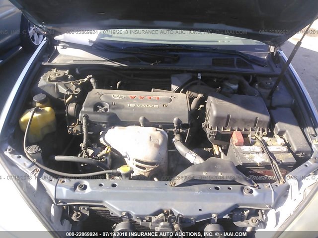 JTDBE32K730193052 - 2003 TOYOTA CAMRY LE/XLE BLUE photo 10