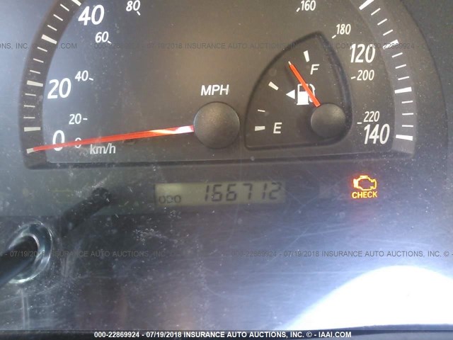 JTDBE32K730193052 - 2003 TOYOTA CAMRY LE/XLE BLUE photo 7