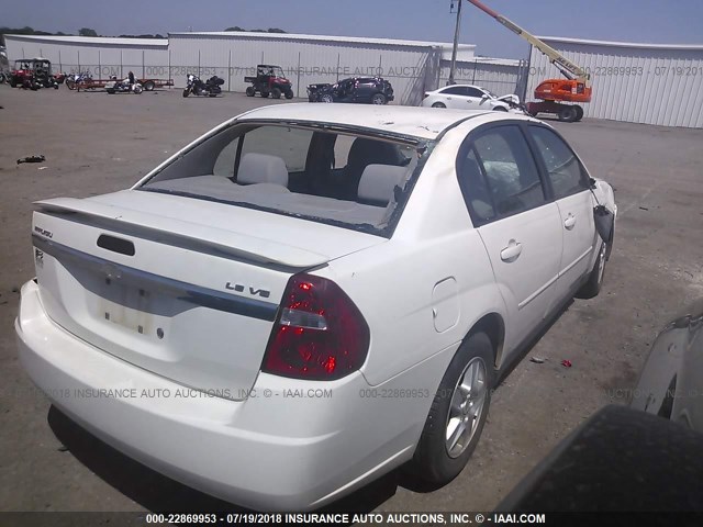 1G1ZT548X5F106447 - 2005 CHEVROLET MALIBU LS თეთრი ფოტო 4