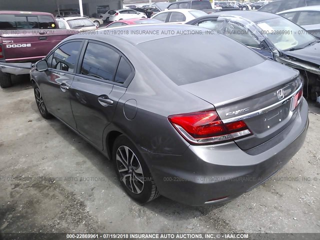 19XFB2F92DE040423 - 2013 HONDA CIVIC EXL 灰色 照片 3