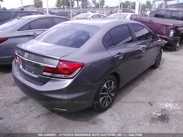 19XFB2F92DE040423 - 2013 HONDA CIVIC EXL 灰色 照片 4