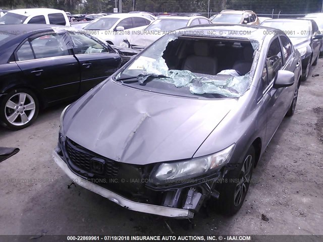 19XFB2F92DE040423 - 2013 HONDA CIVIC EXL 灰色 照片 6