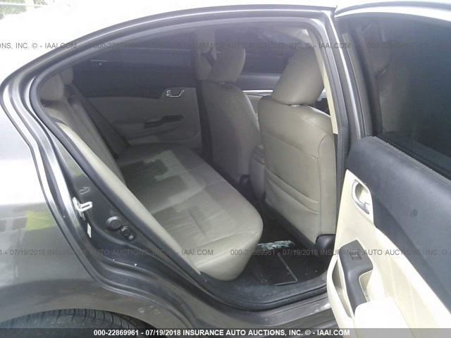 19XFB2F92DE040423 - 2013 HONDA CIVIC EXL 灰色 照片 8