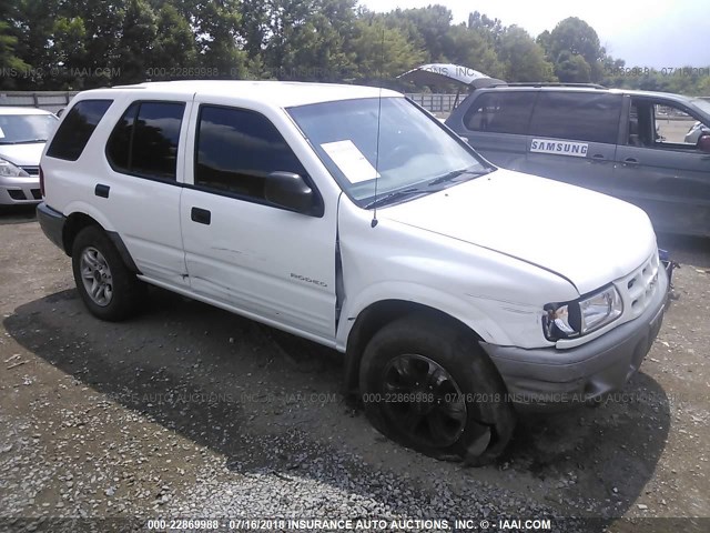 4S2CK58D424308462 - 2002 ISUZU RODEO S WHITE photo 1