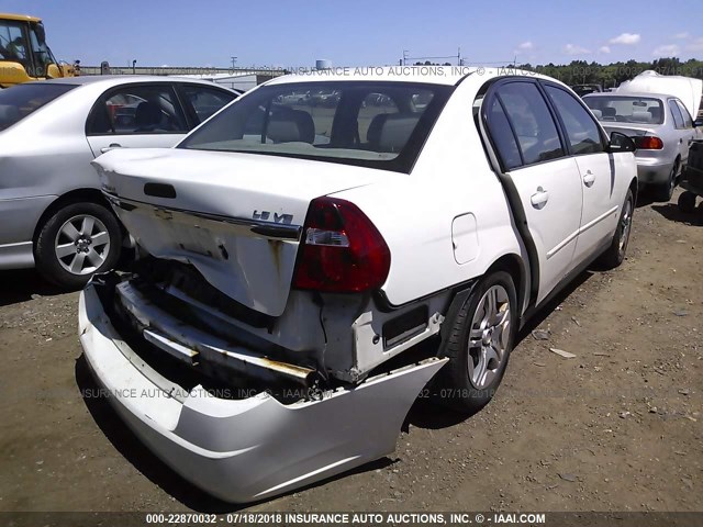 1G1ZS58N77F191222 - 2007 CHEVROLET MALIBU LS WHITE photo 4