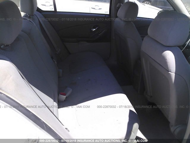 1G1ZS58N77F191222 - 2007 CHEVROLET MALIBU LS WHITE photo 8