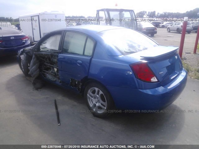 1G8AZ54F94Z174649 - 2004 SATURN ION LEVEL 2 蓝色 照片 3