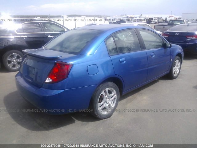 1G8AZ54F94Z174649 - 2004 SATURN ION LEVEL 2 蓝色 照片 4