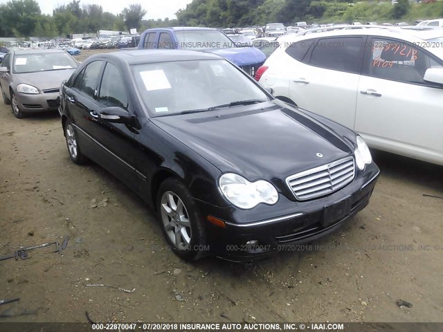 WDBRF92H67F892922 - 2007 MERCEDES-BENZ C 280 4MATIC BLACK photo 1