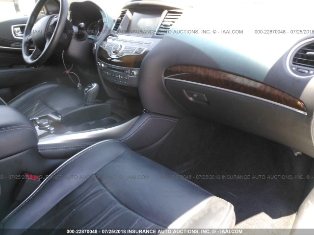 5N1AL0MN5GC526016 - 2016 INFINITI QX60 SILVER photo 5