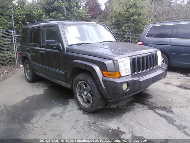 1J8HG48K36C209227 - 2006 JEEP COMMANDER ნაცრისფერი ფოტო 1