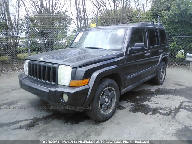 1J8HG48K36C209227 - 2006 JEEP COMMANDER ნაცრისფერი ფოტო 2